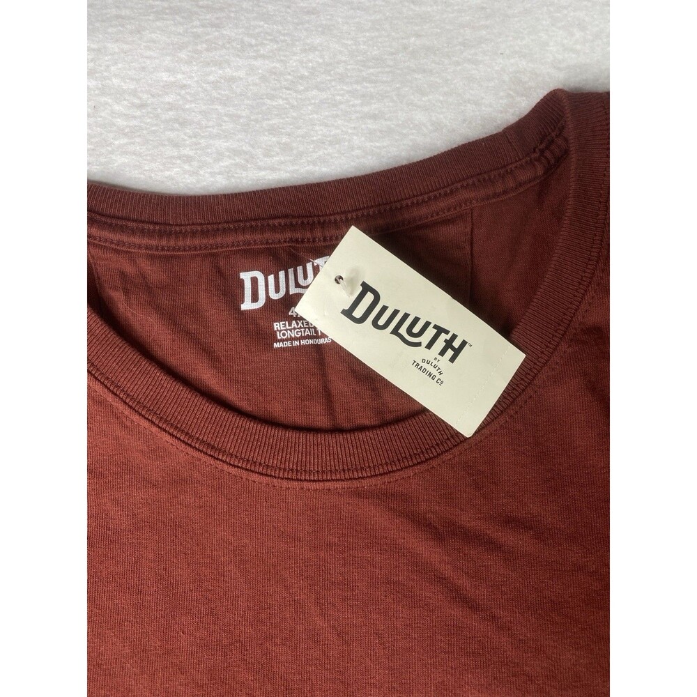 Duluth Trading Company Longtail T Relaxed Fit Size 4XL Clay NWT Discontinued